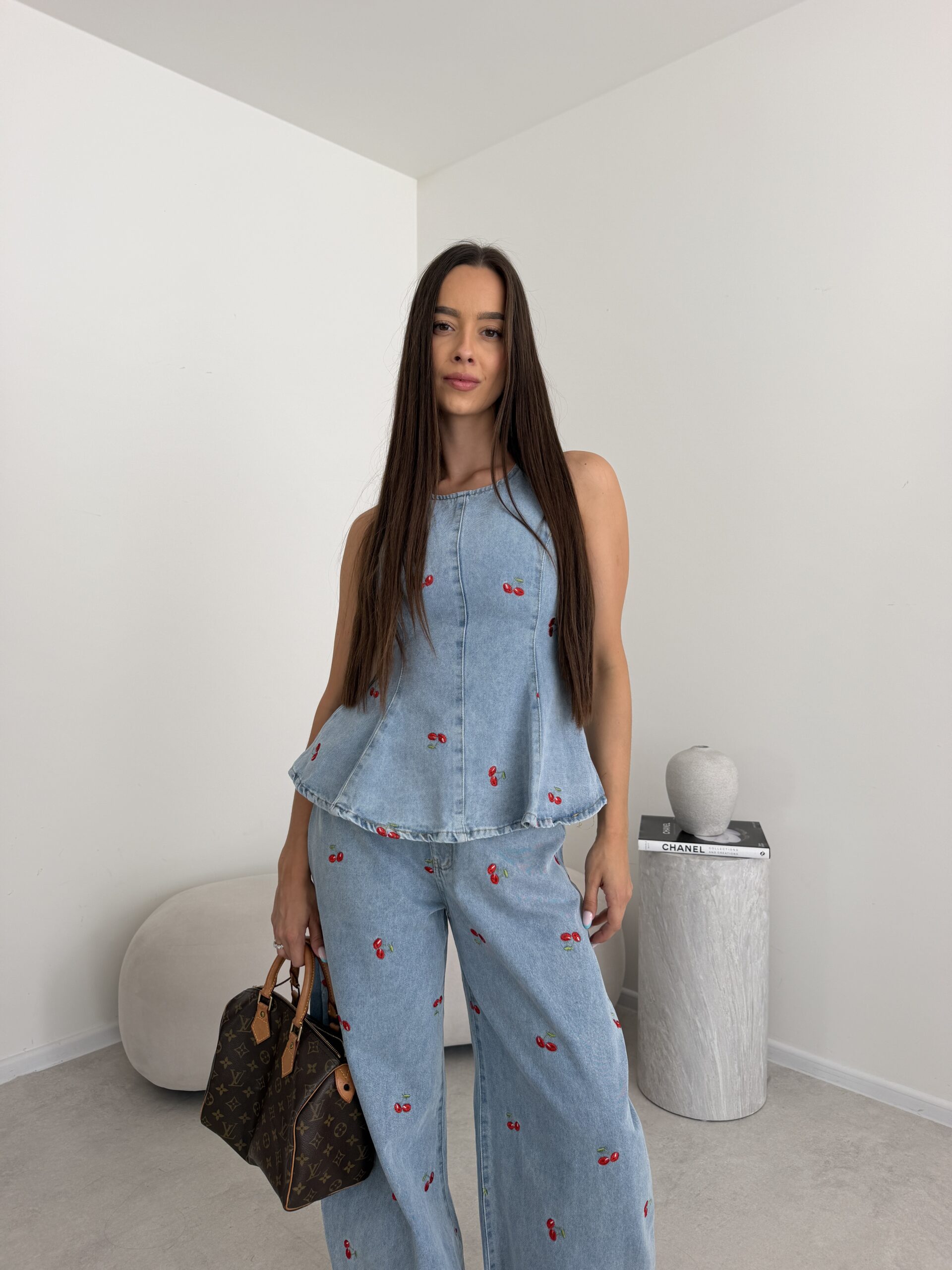 IMG_1672 DENIM TOP CHERIES – Obrázok 1